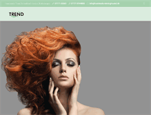 Tablet Screenshot of haarstudio-trend-gmuend.de